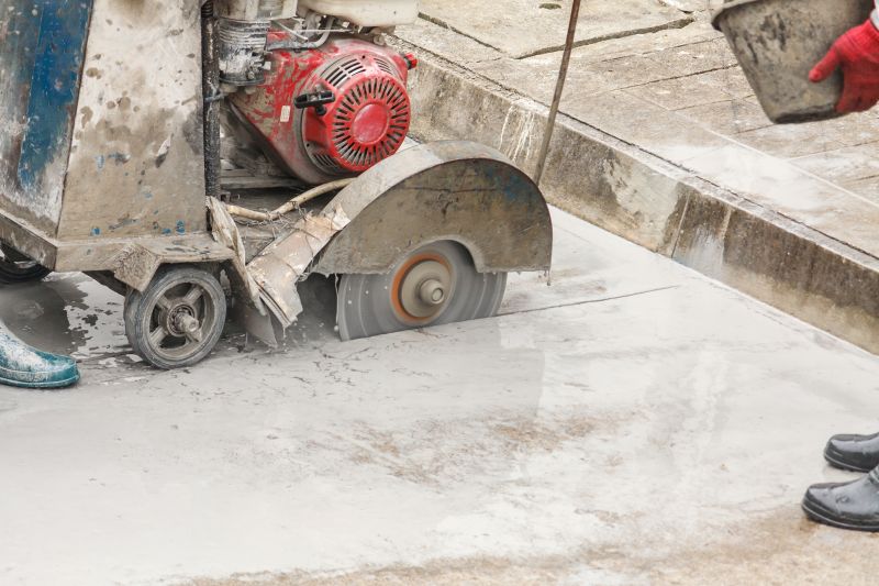 Concrete Cutting in Action